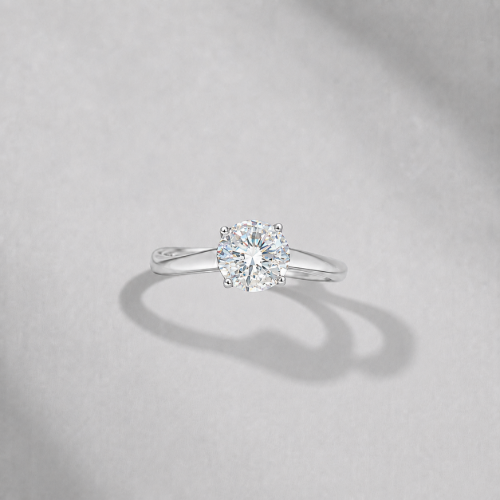 Picture of 925 Silver Solitaire CZ Ring