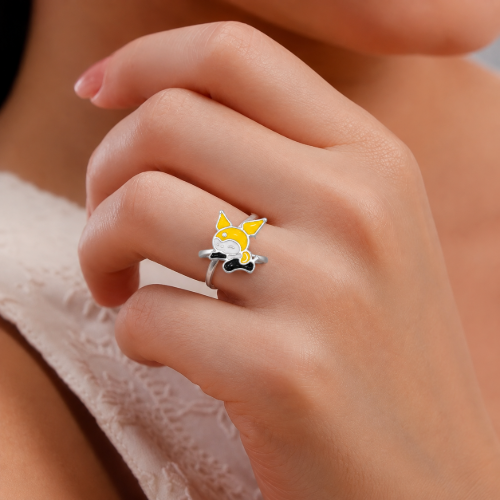 Picture of 925 Silver Cute Fox Ring