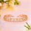 Picture of 925 Sterling Silver Rose Gold Flexible Ball Mesh Bracelet