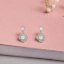 Picture of 925 Silver Clover Drop Earrings