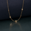 Picture of 925 Silver CZ Square Station Chain Necklace