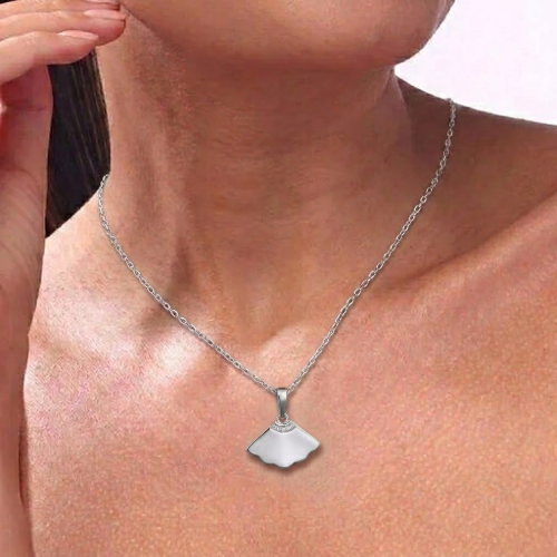 Picture of 925 Silver Fan Chain & Pendant