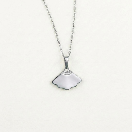 Picture of 925 Silver Fan Chain & Pendant