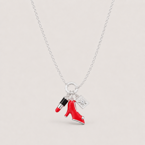 Picture of 925 Silver Fashion Charm Necklace