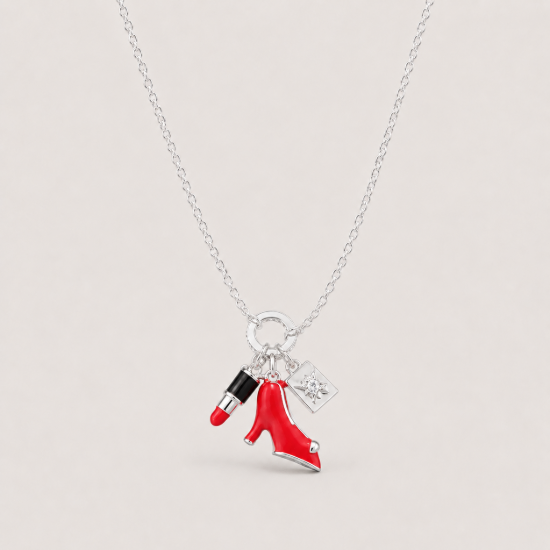 Picture of 925 Silver Fashion Charm Necklace