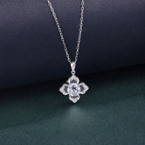Picture of 925 Silver Flower Chain & Pendant