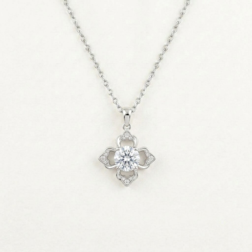 Picture of 925 Silver Flower Chain & Pendant