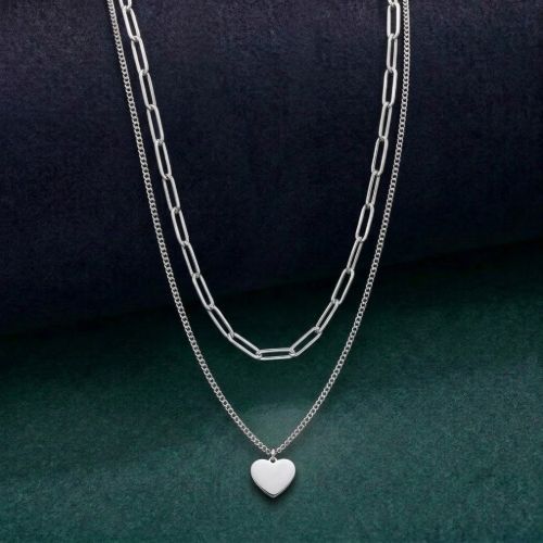 Picture of 925 Silver Heart Chain  & Necklace