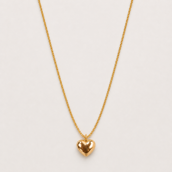 Picture of 925 Silver Heart Pendant Necklace