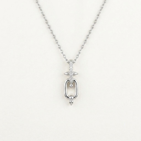 Picture of 925 Silver Link Chain & Pendant