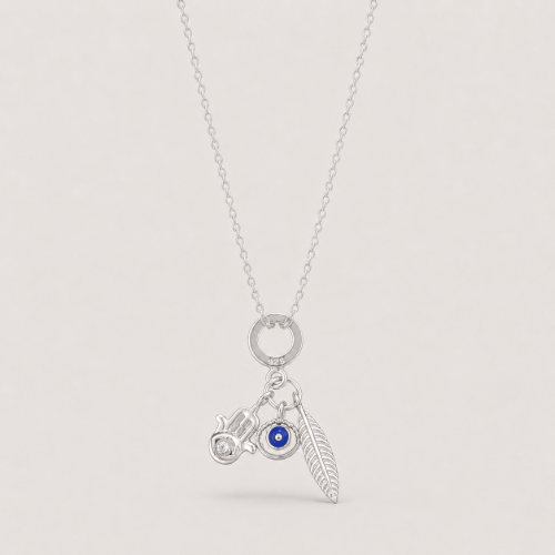 Picture of 925 Silver Lucky Charm Necklace