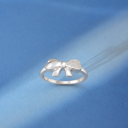 Picture of 925 Silver Bow CZ Ring