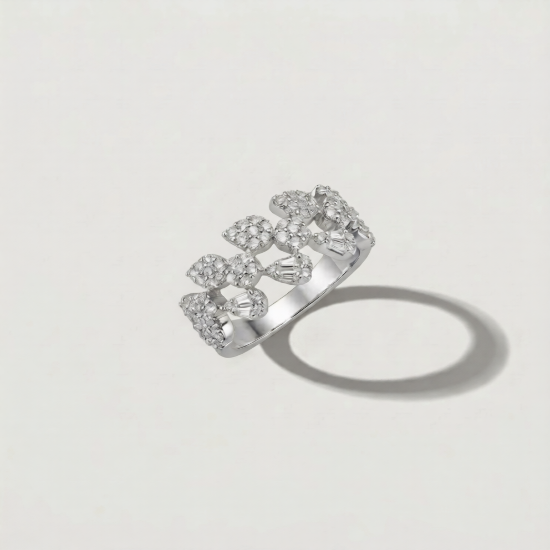 Picture of 925 Silver Floral Ring