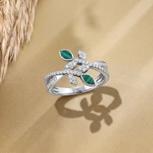 Picture of 925 Silver Leaf Ring