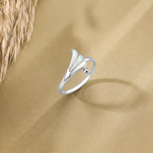 Picture of 925 Silver Shell Ring