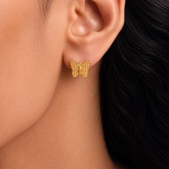 Picture of Butterfly Stud Earrings