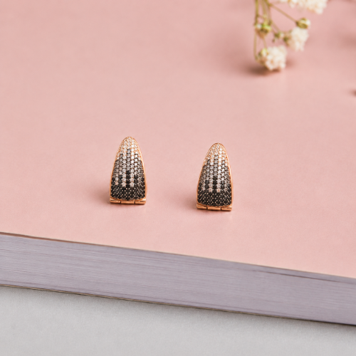 Picture of Pavé Shield Stud Earrings