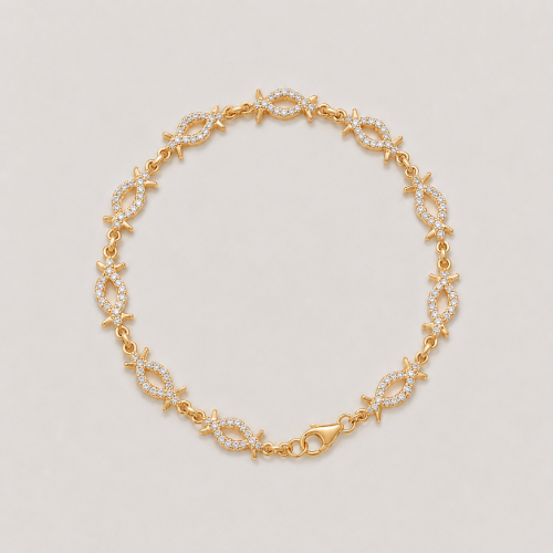Picture of 925 Silver Infinity CZ Bracelet