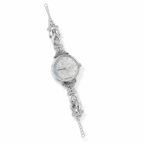 Picture of Floral Silver Watch