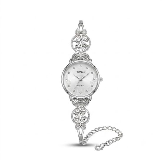 Picture of Floral Silver Watch