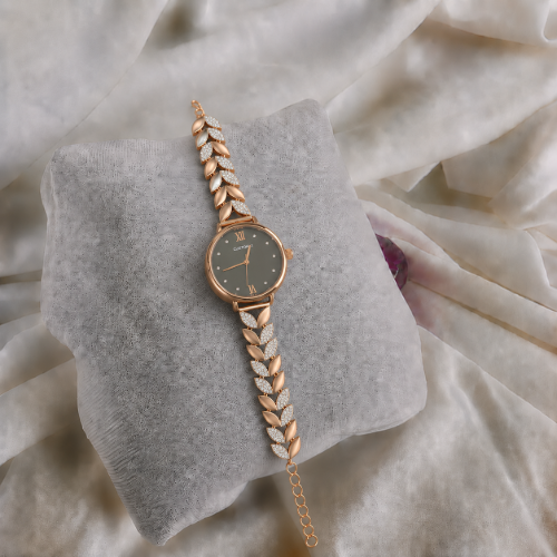 Picture of Leaf Rose Gold Watch