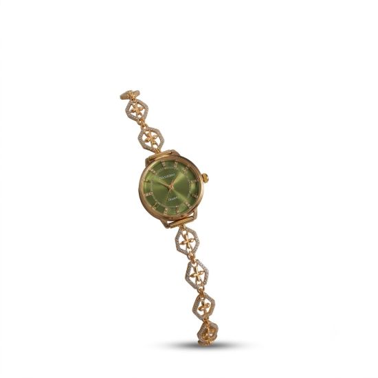 Picture of Olive Green Rose Gold Watch