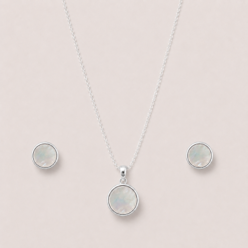 Picture of 925 Silver Mother of Pearl Jewelry Set