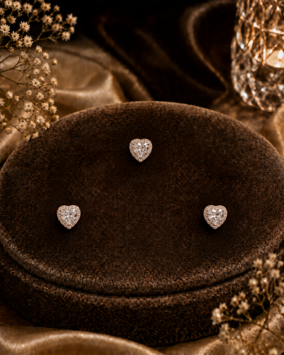 Picture of Crystal Heart Trio Set
