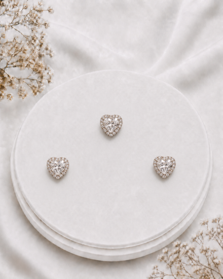 Picture of Crystal Heart Trio Set
