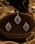 Picture of Royal Purple Teardrop Halo Set