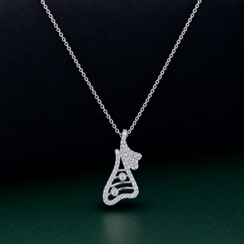 Picture of 925 Crystal Butterfly Silver Pendant