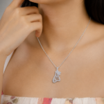 Picture of 925 Crystal Butterfly Silver Pendant