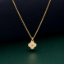 Picture of 925 Crystal Clover Gold Pendant