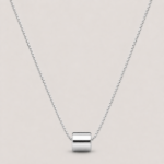 Picture of 925 Minimal Barrel Silver Necklace