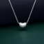 Picture of 925 Bean Charm Silver Necklace