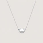 Picture of 925 Bean Charm Silver Necklace