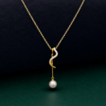 Picture of 925 Silver Pearl Twist Necklace