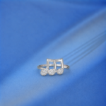 Picture of 925 Silver Music Note Ring