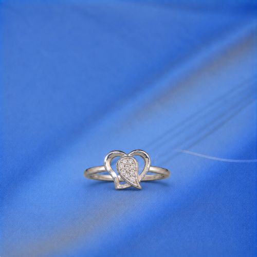 Picture of 925 Silver Heart CZ Ring