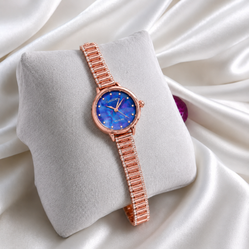 Picture of Sapphire Gold Silver Watch
