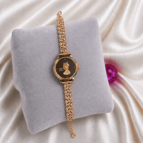 Picture of 925 Sterling Silver Rose Gold-Plated Women’s  Watch