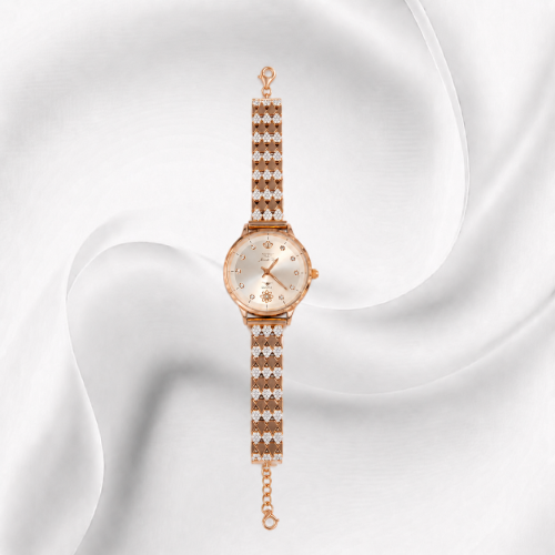 Picture of 925 Sterling Silver Rose Gold Bracelet Watch