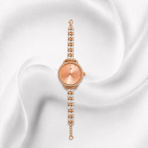 Picture of 925 Sterling Silver Rose Gold Bracelet Watch