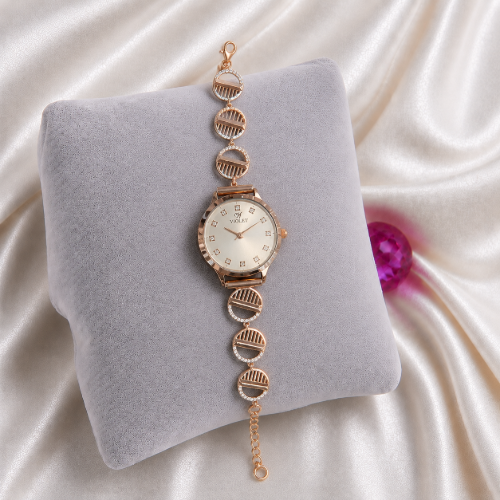 Picture of 925 Sterling Silver Rose Gold Bracelet Watch