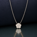 Picture of 925 Silver Floral Bloom Pendant Necklace