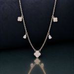 Picture of 925 Silver Clover Bloom Necklace