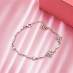 Picture of 925 Silver Butterfly Charm Bracelet