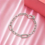 Picture of 925 Silver Classic Link Chain Bracelet