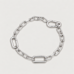 Picture of 925 Silver Classic Link Chain Bracelet