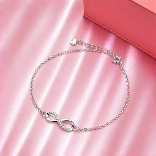 Picture of 925 Silver Infinity CZ Bracelet